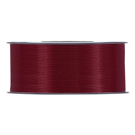 Burgundy taffeta ribbon XL